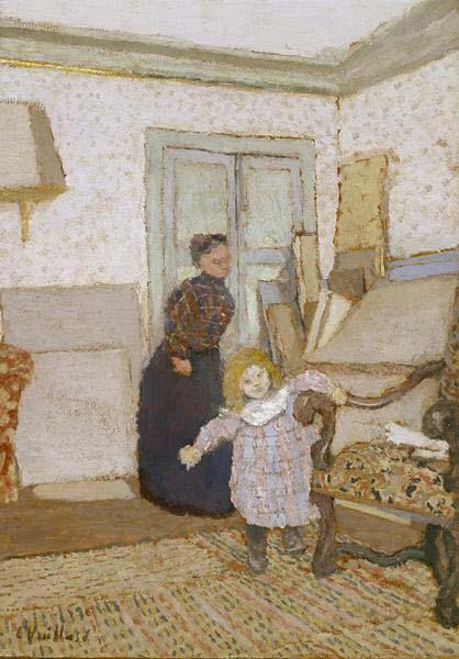 Edouard Vuillard First Steps Norge oil painting art
